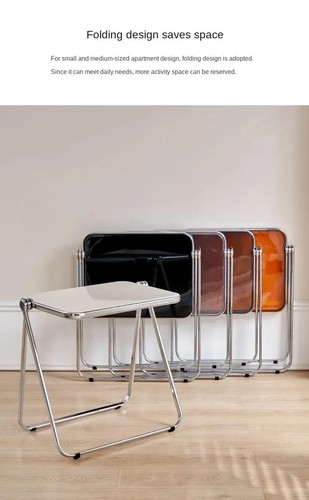 Acrylic Transparent Folding Table: Modern Home, coffee Table, Desktop Table - Picture 7 of 16