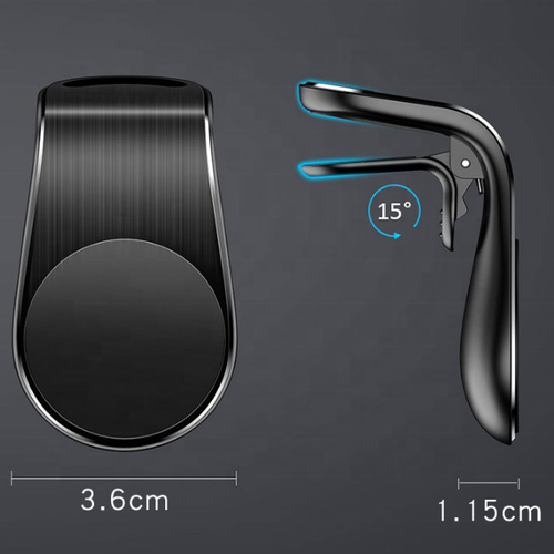 2 PACK Cell Phone holder clip Magnetic clip for air vent. 360 degree rotation. - 第 3/9 張圖片