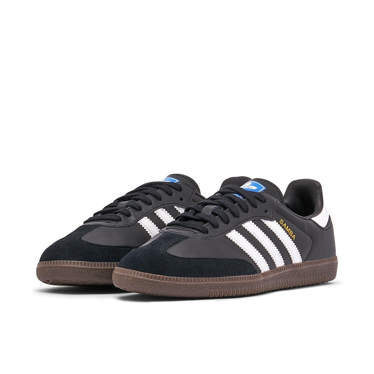 adidas Samba OG Black White Gum B75807 Men's Size New | eBay