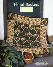 Floral Baskets Quilt Pattern Pieced/Paper Pieced DO