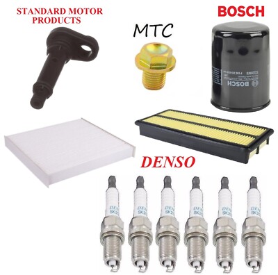 Tune Up Kit Cabin Air Oil Filters PCV Valve Plugs for Honda Accord 