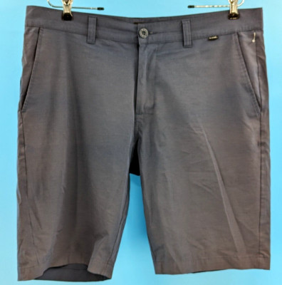 Travis Mathew Blue Stretch Micro Stripe Men's Carlsbad Golf Shorts Size 36 NWOT