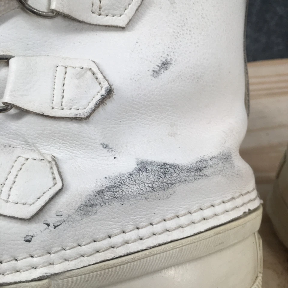 Sorel Boots Womens 6 Manitou Snow White Lace Up Faux Fur Trim Mid-Calf Lace Up - Image 4 of 4