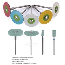 Dental Wheel Disc For Porcelain Rubber/Ceramic Grinder Zirconia Diamond Polisher