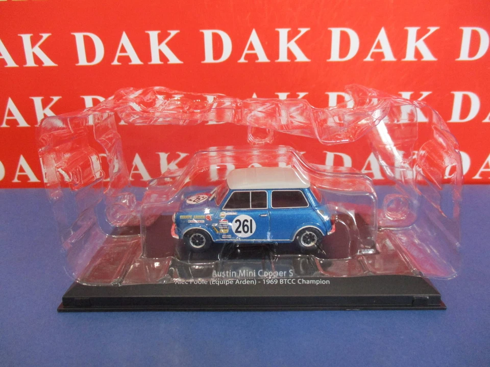 Die cast 1/43 Modellino Auto Austin Mini Cooper S BTCC 1969 A. Poole - Immagine 4 di 4