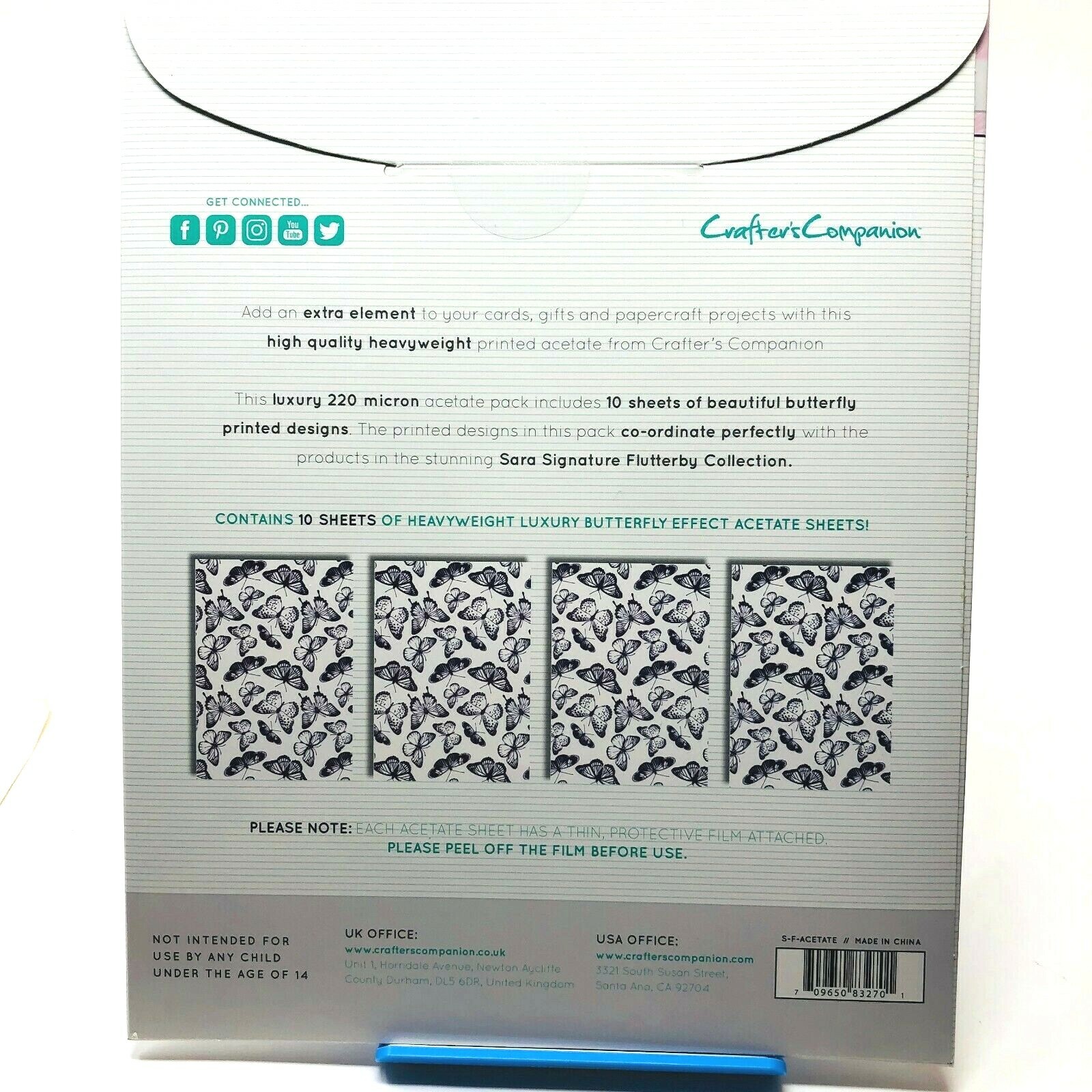 printed acetate sheets