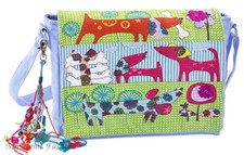 Wendekreis Canvastasche Mädchen Umhängetasche Kinder Canvas Tasche Hunde Dogs