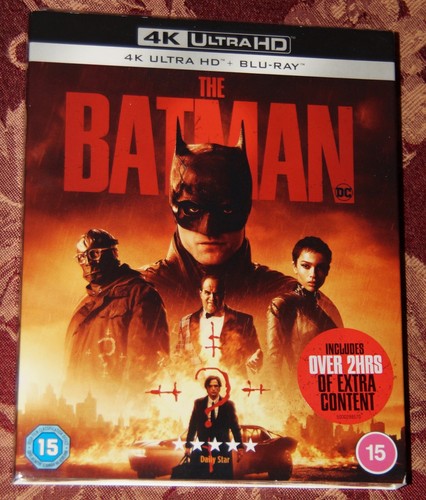 THE BATMAN 2022 4K UHD + BLU-RAY + SLIPCOVER BN&S IMMEDIATE DISPATCH
