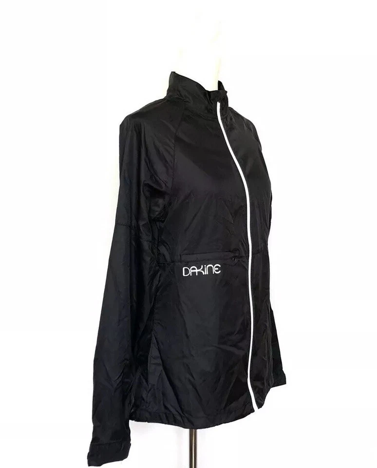  Chaqueta cortavientos Dakine negra para mujer talla mediana Foto 2 de 4