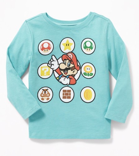 NWT Old Navy Nintendo SUPER MARIO Icon 