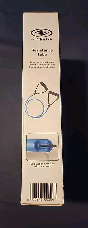 Banda de Entrenamiento Tubo de Resistencia Ligera Extra Pesada Athletic Works Totalmente Nueva Foto 4 de 4