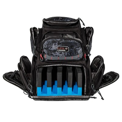 GPS Handgunner Range Backpack For Handguns, MOLLE, PRYM1 BLACKOUT #GPS-1711BPPMB