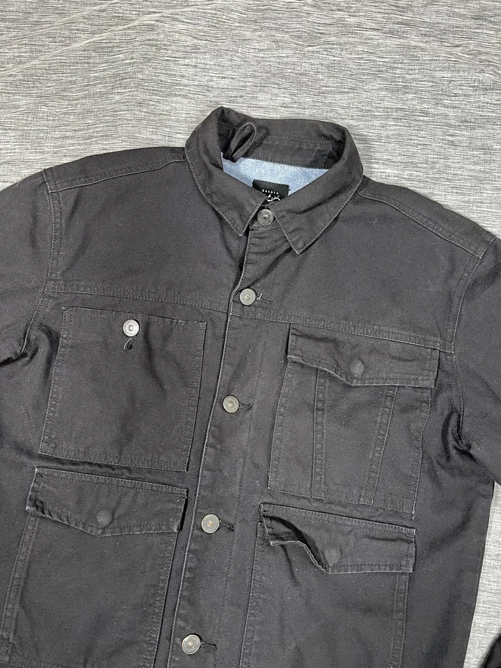 Altamont Dakota Jacket Mens Medium Black Canvas Workwear Chore - Image 4 of 4