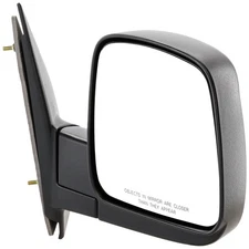 Manual Non-Electric Mirror For 2003-07 Chevy Express Right Side Textured Black