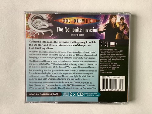 Doctor Who : The Nemonite Invasion by David Roden (CD-Audio, 2009) - Picture 9 of 9