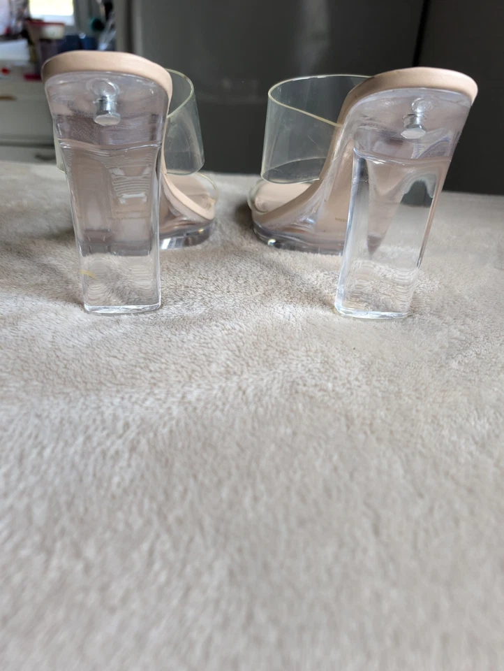 Gianni Bini прозрачный ремень каблуках размер 7,5 - Изображение 2 из 4