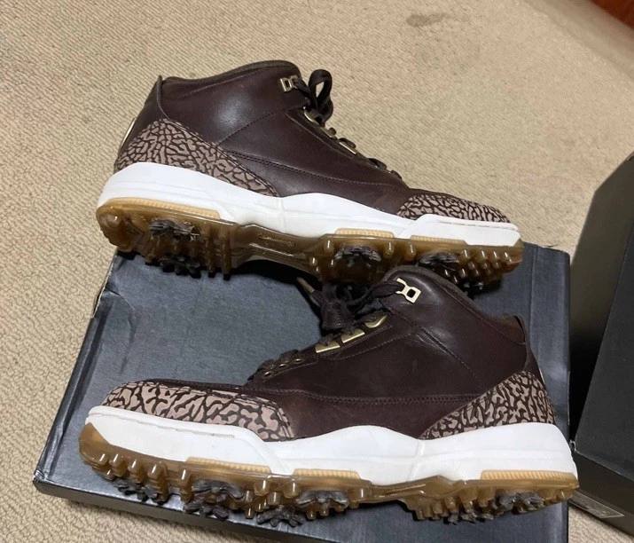 Jordan 3 Golf Premium Brown for Sale | Authenticity Guaranteed | eBay