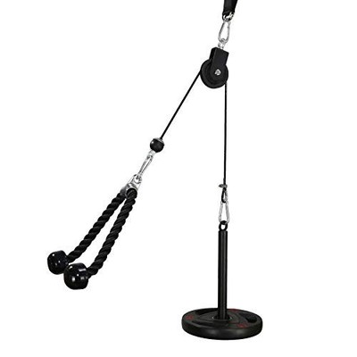 LFJ 12 Stück Fitness LAT Pulley System, Home Gym Kabelgerät Muskel Arm Kraft