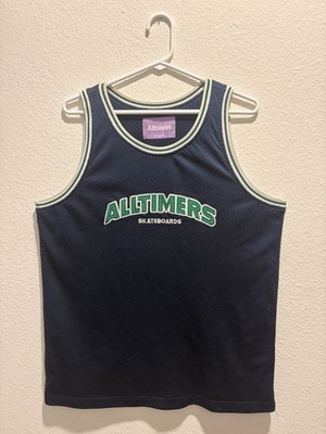 Alltimers Lil Troy Basketball Jersey, Men's  Size Medium (19SU01AP0901NAV)