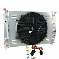 3 Row Aluminum Radiator Shroud Fan Relay 2003-2013 Corvette SSR 9-7x V8 5.3-7.0L