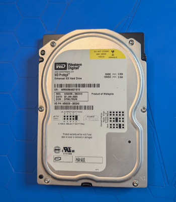 Original Xbox IDE Hard Drive- WD Western Digital - WD80EB-28CGH2