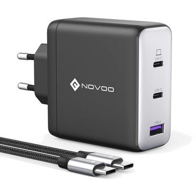 USB C Ladegerät, GaN  , 120W, 3-Port, Schnellladung, kompatibel mit MacBook, ...