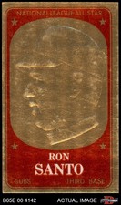 1965 Topps Embossed #28  Ron Santo  Cubs HOF 6 - EX/MT