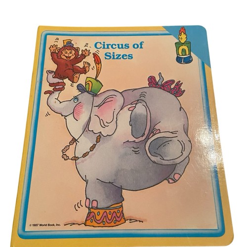 3 HC Board Books Barry's Big Bread/Numbers/Sizes Early World of Learning 1987 - Foto 4 di 11