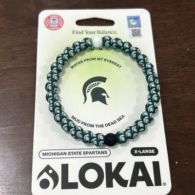 X-Large Michigan State Spartans *LOKAI BRACELET Brand New - Image 1 of 4