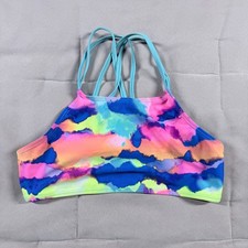 SO Girls Strappy Back Bikini Swimsuit Cami Top Multicolor Size 12