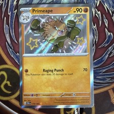 Carta Pokémon TCG Primeape S&V Destino Paldeo Shiny Holo Rara 170/091
