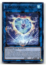 G Golem Crystal Heart BLCR-EN042 Ultra Rare Battles of Legend: Crystal Revenge