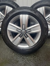 4 x GENUINE 17" DEVONPORT SPORTLINE VW TRANSPORTER T6 T5 T32 ALLOYS WHEELS TYRES