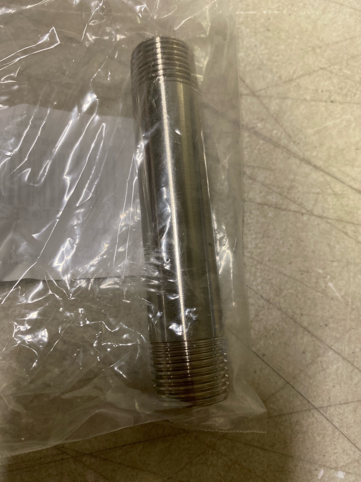 Signature Hardware 348550 1/2" IPS x 4" Threaded Pipe Nipple - Brushed Nickel