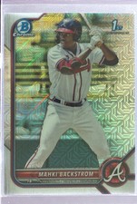 2022 Bowman Mahki Backstrom #BCP-121 Braves Chrome Prospects Mojo Refractors