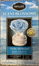 Renuzit Fragrance Diffuser Ocean Breeze Scent Blossoms Room Freshener 2 PK
