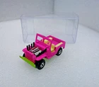 Vintage Matchbox Superfast MB2b Jeep Hot Rod Pink, Lime Green Base MINT