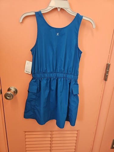 NWT Girls M(10-12) Xersion Adventure Blue Nylon Active Dress Pockets - Picture 5 of 7