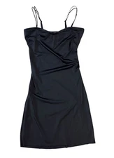 Assets by SPANX Black Convertible Strap Slip Dress Size 1X Shapewear - Black