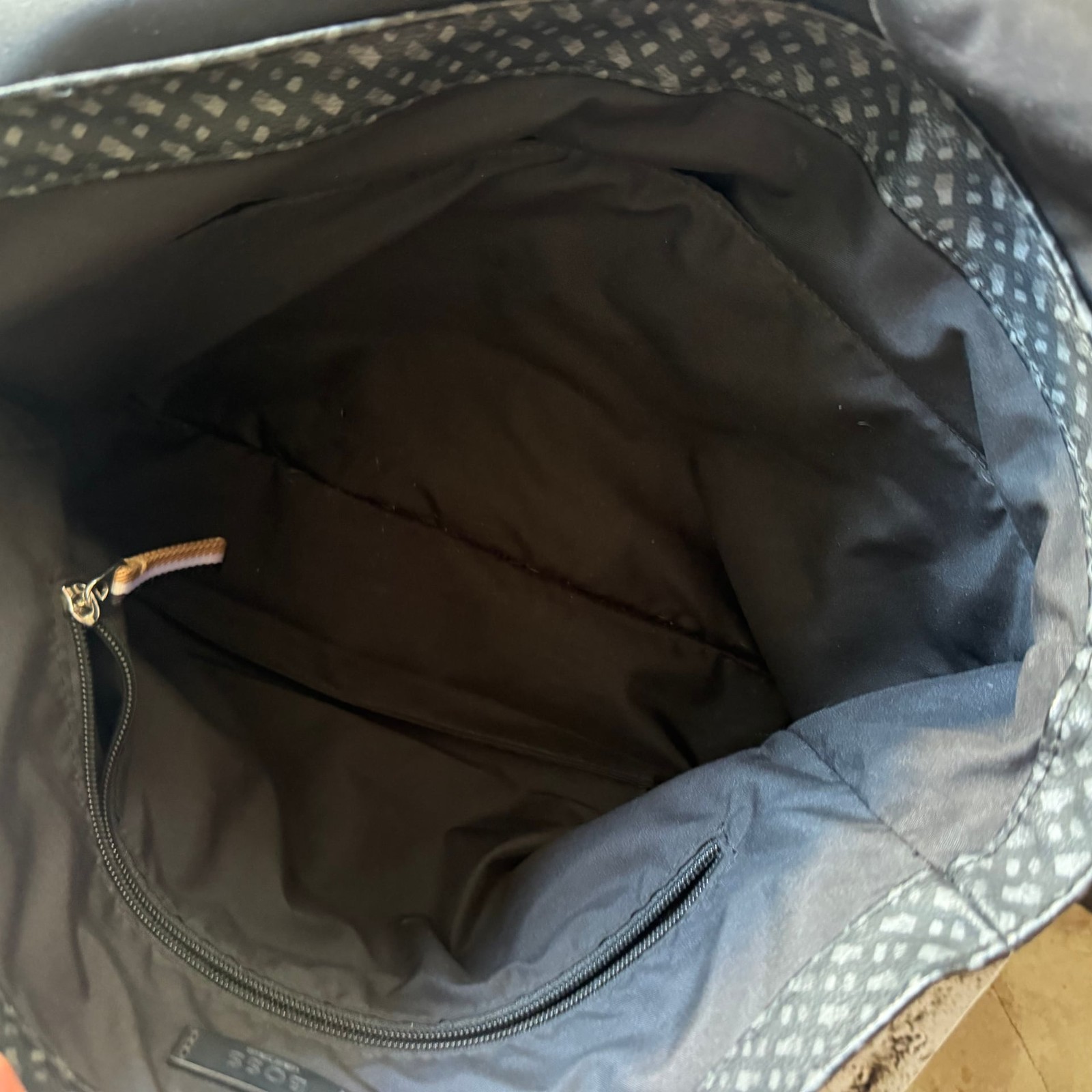 New Authentic Hugo Boss Byron Logo Large Leather Briefcase Messenger Bag