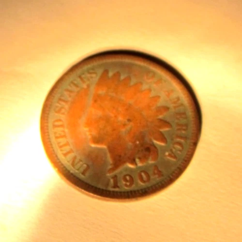 1904 1C MSRD#? 3.1G Ungraded - Indian Cent with beautiful patina - Nice Coin! - Image 4 of 4