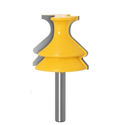 Architectural Molding Router Bit 8mm Shank Alloy Carbon Steel Milling Cutter DIY
