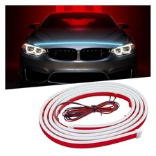 Car LED Hood Light Strip, 71 Inch Flexible Waterproof 12V Dynamic Scan IceBlue