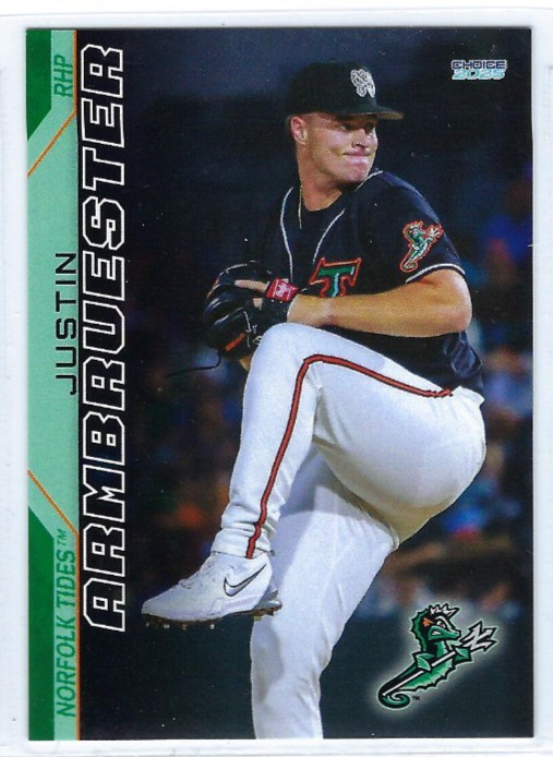 2025 Norfolk Tides (Triple-A Baltimore Orioles) Justin Armbruester