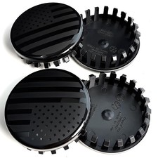 OLLEN (4 Pcs) 3.25 Inches(83mm) Wheel Center Caps Fit for Chevy Suburban Silv...