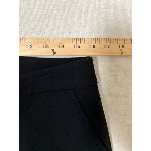 J. Pantalón Pantalón de Lana Crew Negro Mujer 8 Ajuste Bajo Pliegue Único Forrado Corte Bota - Imagen 5 de 12
