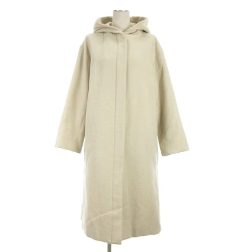 OFF WHITE Felpa con cappuccio Azure by moussy AZUL spacco laterale zip bianco sporco M 250131E usata ee0be