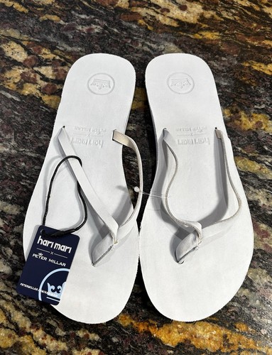 Hari Mari Peter Millar Flip-Flop-Sandale himmelblau Damengröße 9 neu mit Etikett