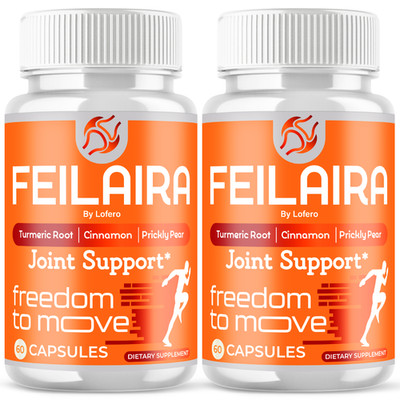 (2 Packs) Feilaira Capsules Joint Support Supplement For Pain Vitaminas (120 ct)