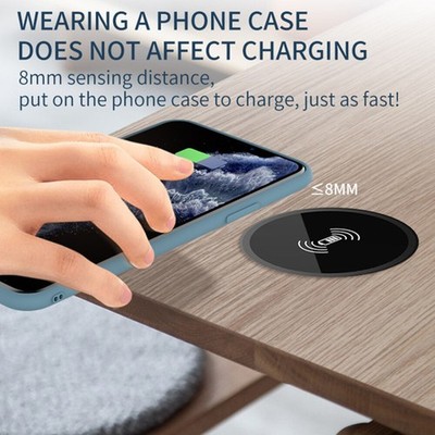 NEU 100W Fast Wireless Charger Desktop Embedded Charging Base for iPhone Samsung